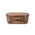 Elegant Wooden Coffee Table with Dual Storage Drawers
